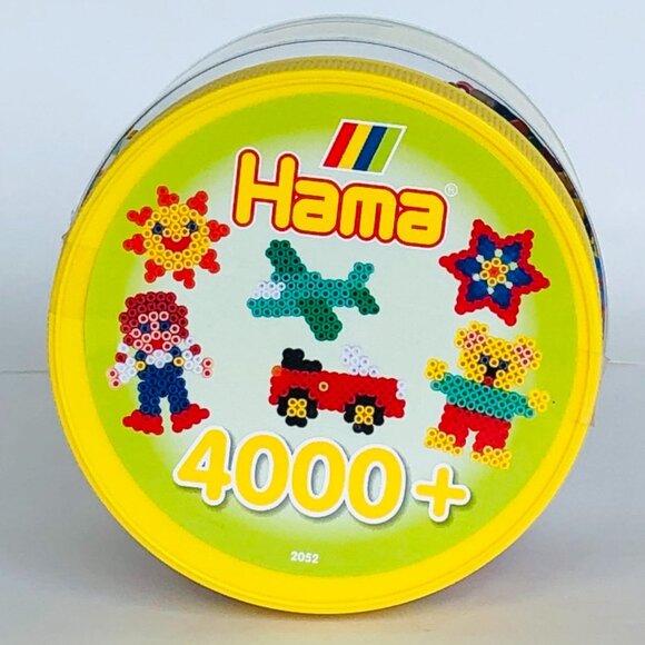 Hama Beads 4000 Iron on Beads and Pegboard Tub New Sealed - Picture 3 of 9